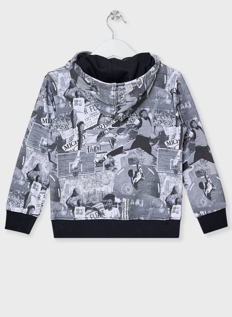 Jordan Infant Mj Brklyn Aop Ft Tracksuits  - Image 3