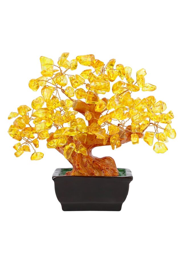 Natural Quartz Crystal Money Tree, Healing Crystal Trees Bonsai Style Decoration for Wealth and Luck for Home Decor, Gifts for Women - Image 1