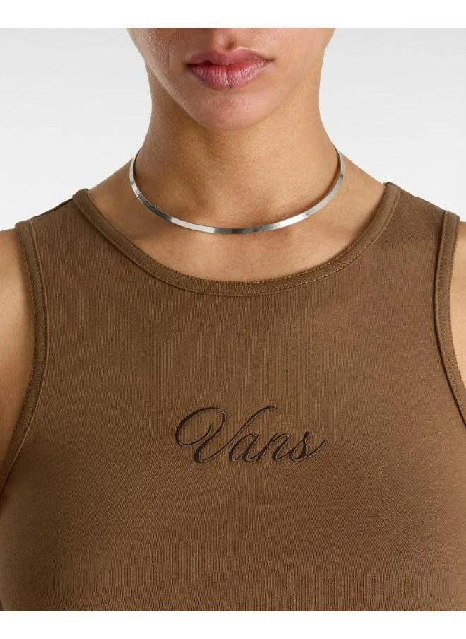 VANS Small Staple Fitted Crop Tank