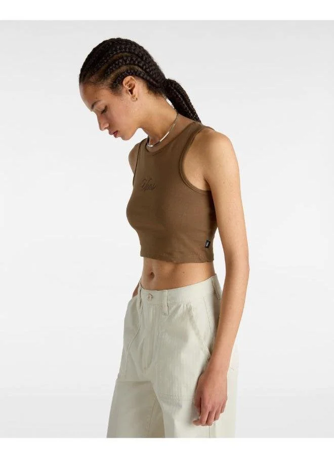 VANS Small Staple Fitted Crop Tank