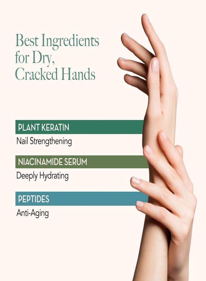 Bodipure Premium Hand Mask Keratin Gloves 3pk of Moisturizing Gloves for Dry Cracked Hands Plus Touchscreen White Cotton Gloves 1pk for Dry Hands to Fully Absorb The Cream. - Image 5