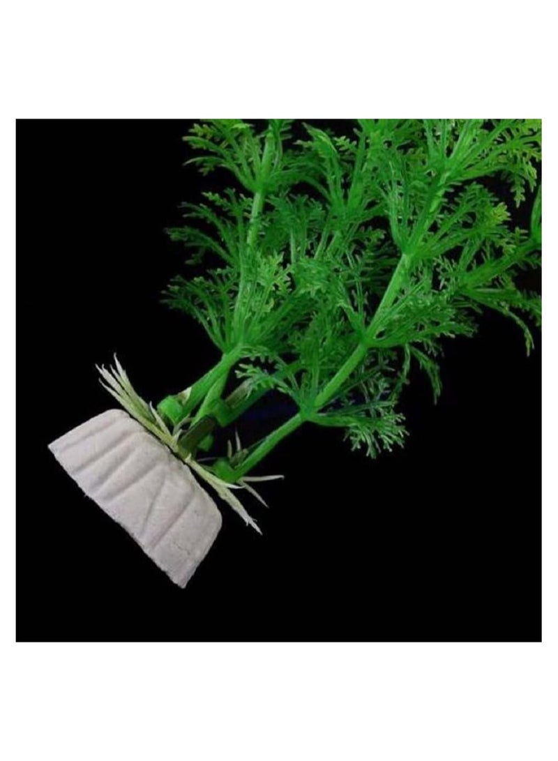 نباتات حوض السمك البلاستيكية الاصطناعية لتزيين حوض السمك بطول 11.8 بوصة - Image 5