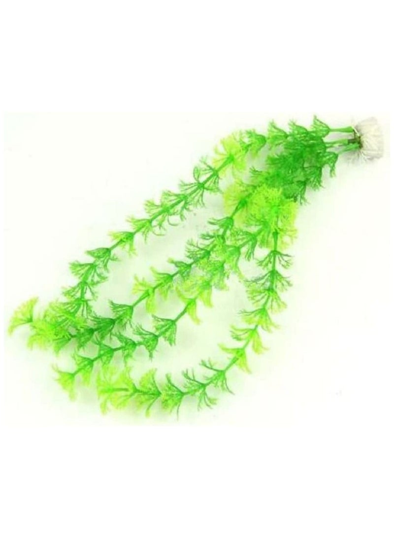 نباتات حوض السمك البلاستيكية الاصطناعية لتزيين حوض السمك بطول 11.8 بوصة - Image 3