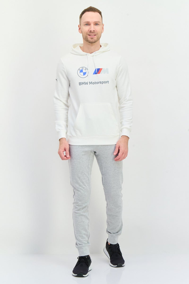 Puma x BMW Motorsport Men Sportswear Fit Outdoor Hoodie, White - Image 3
