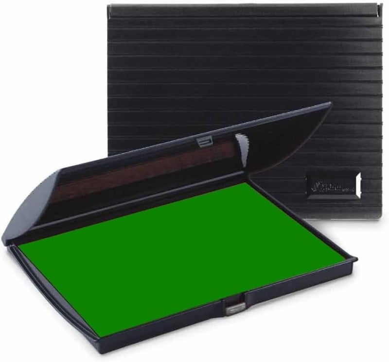 Infusion 5" x 7" Large Stamp Ink Pad for Rubber Stamps, Your Go to Large Stamp Ink Pad for Bright Color, Even Coverage and Durability, Lime Stamp Pad - Image 1