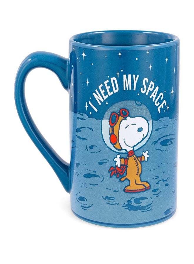 Silver Buffalo Peanuts Snoopy I Need My Space Ceramic Mug, 14-Ounce - Image 2