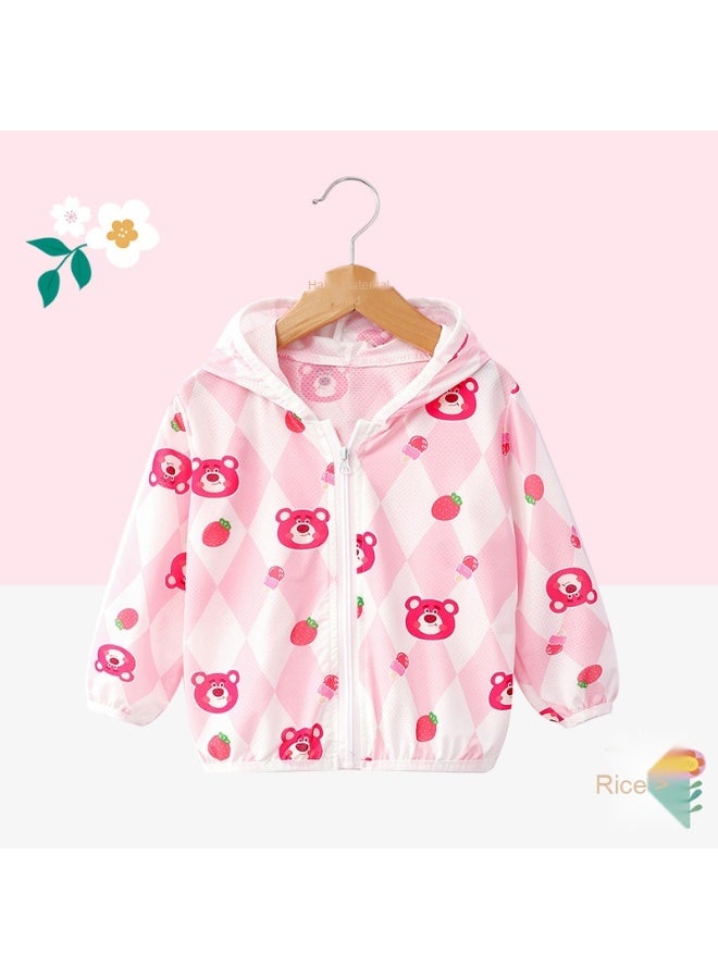 أزياء الأطفال الواقية من الشمس - قميص صيفي خفيف مضاد للأشعة فوق البنفسجية مع قماش مروّح