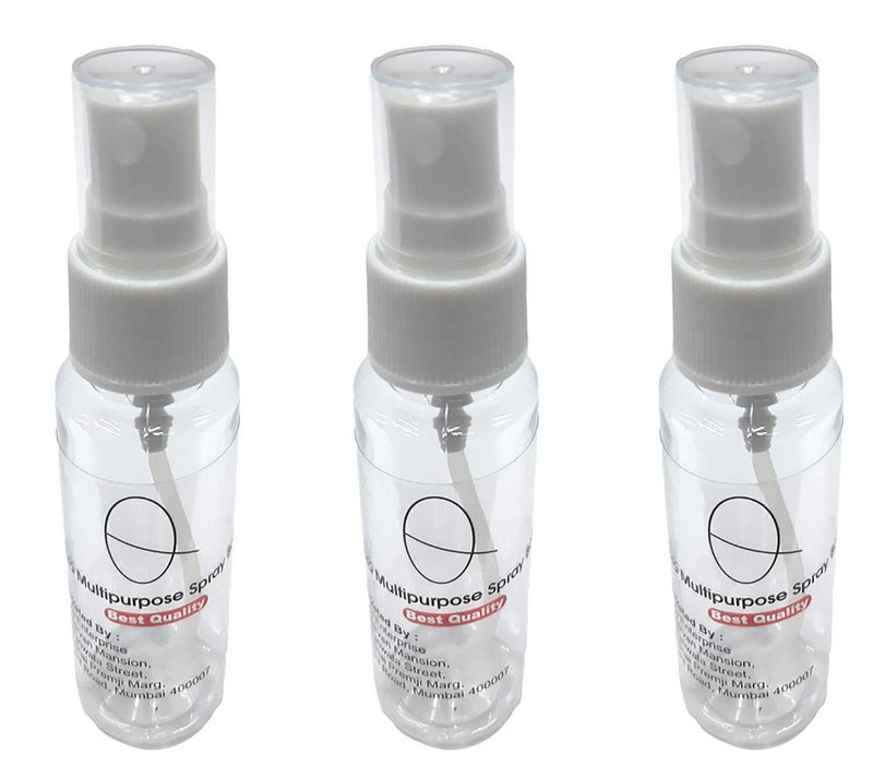 Aura Multipurpose Empty Mist Spray Bottle For Perfume Rose Water Daily Usable Refillable Empty Transparent Spray Bottle ML 30 - Image 1