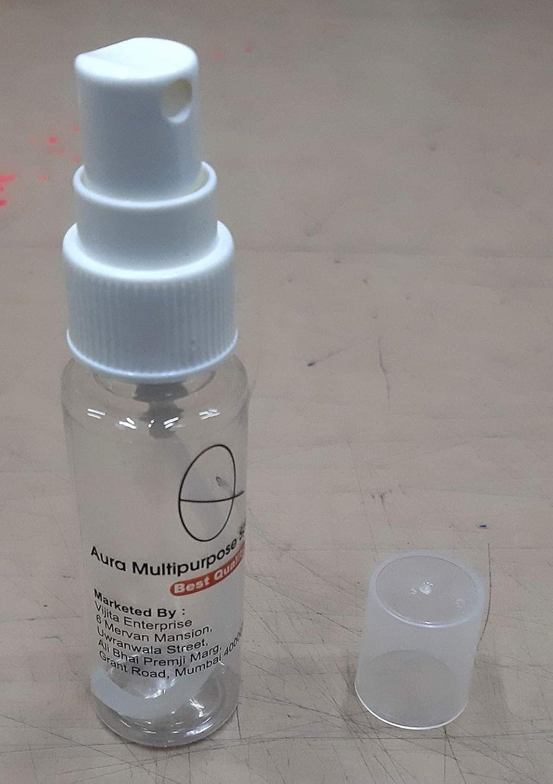 Aura Multipurpose Empty Mist Spray Bottle For Perfume Rose Water Daily Usable Refillable Empty Transparent Spray Bottle ML 30 - Image 4