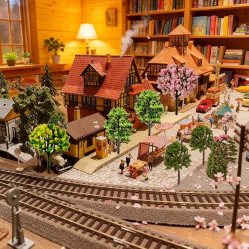 Model Building Trees Miniature Mini Landscape Pack of 30 Diorama Tree 3.5-6.5 cm Train Trees Artificial Trees Model Making for DIY Landscape Projects Model Railway Accessories - Image 4