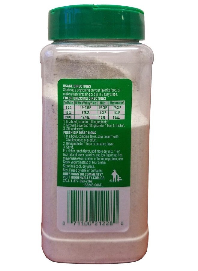 Hidden Valley Ranch Homestyle Seasoning & Salad Dressing Mix Powder 15.7 oz - Image 2