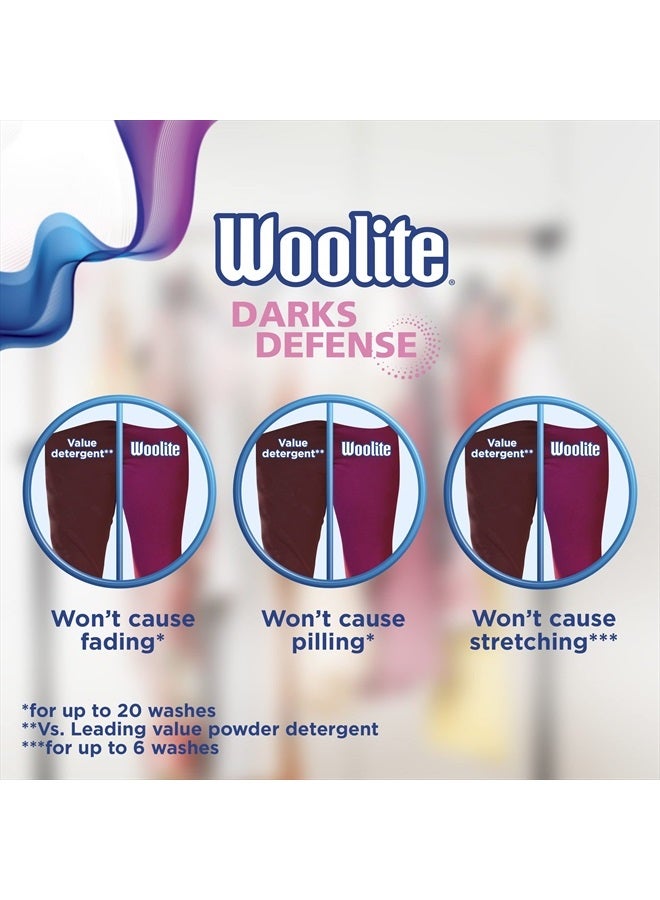 Woolite Darks Defense Liquid Laundry Detergent, 33 Loads, 50 Fl Oz, Regular & HE Washers, Packaging May Vary - Image 4