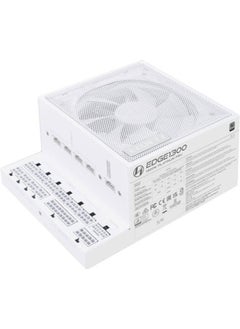 LIAN LI Edge L-Shape Fully Modular Power Supply, 1300W Power, 80 Plus Platinum Certification, 120mm FDB Fan, ATX 3.0 & 3.1 Compliant, PCIe 5.1 Support, Active PFC, EG1300.White  - Image 2