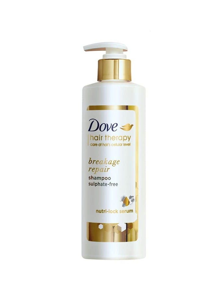Dove Hair Therapy Breakage Repair Sulphate Free Shampoo No Parabens No Dyes - Image 1