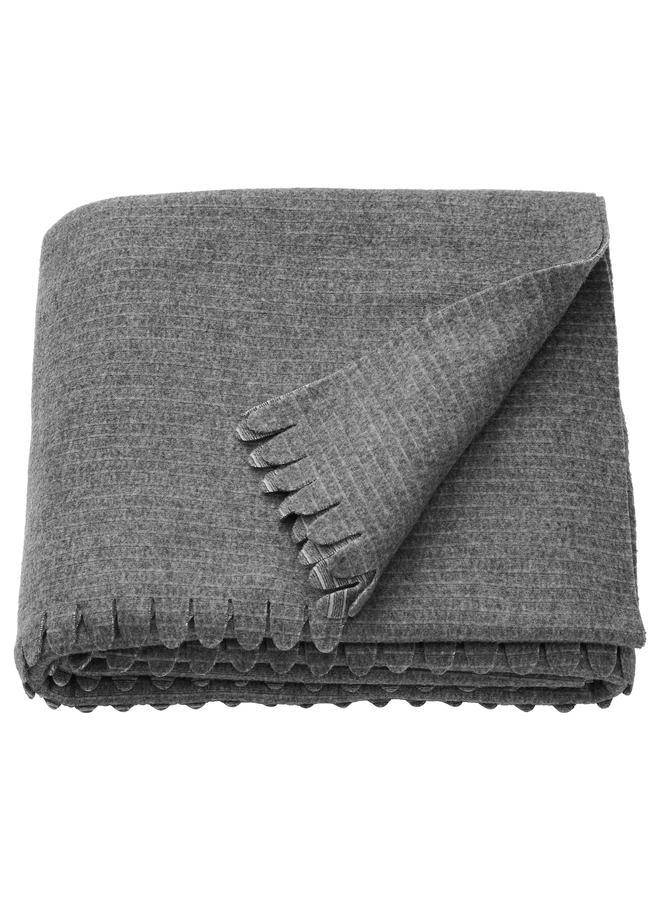 Bedspread, grey, 150x210 cm - Image 1