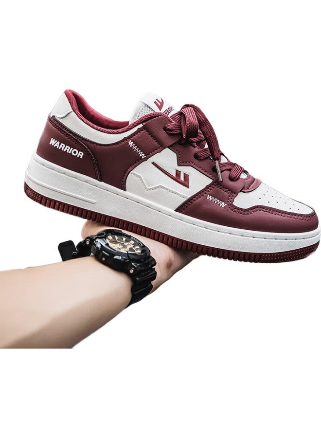 Pull Back Warrior Official Canvas Shoes Men'S Spring And Summer All-Match Breathable Outdoor Couple Casual Shoes Sports Men'S And Women'S Shoes White And Black Size 42 - Image 1