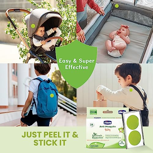 Chicco Anti-Mosquito Baby Patches with the natural protection of 12+ Hours, 1 Pack (24 Patches Inside) - Image 4