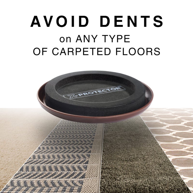 X-Protector Furniture Sliders for Carpet X-PROTECTOR 8 PCS 4 3/4" - The Best Heavy-Duty Moving Pads - Sliders for Furniture with Unique Design. Move Your Furniture Easily with Furniture Sliders for Carpets! - Image 5