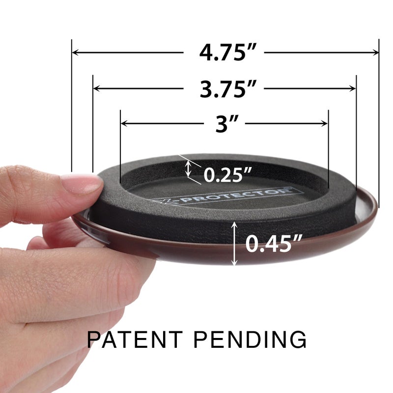 X-Protector Furniture Sliders for Carpet X-PROTECTOR 8 PCS 4 3/4" - The Best Heavy-Duty Moving Pads - Sliders for Furniture with Unique Design. Move Your Furniture Easily with Furniture Sliders for Carpets! - Image 3