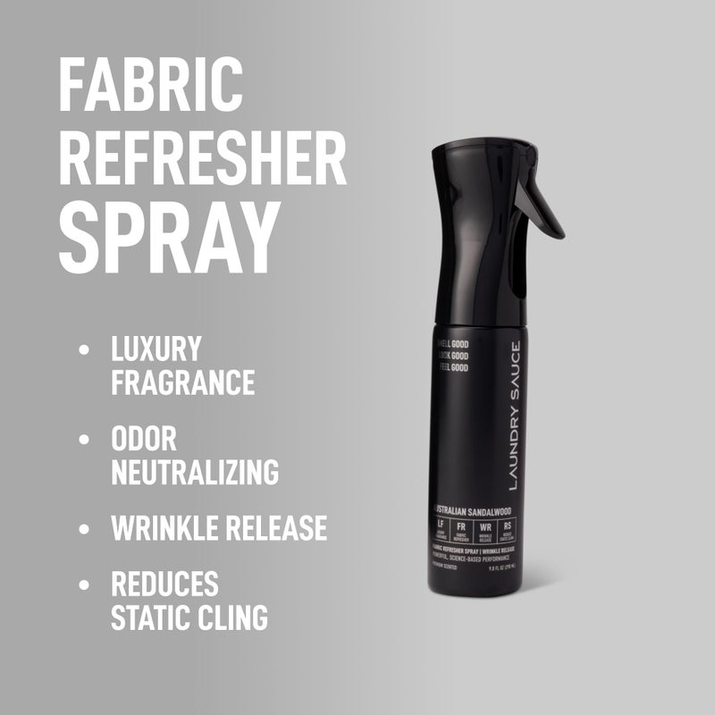 Laundry Sauce Fabric Refresher Spray Australian Sandalwood, Odor-Fighting Fabric Refresher, Fragrance and Laundry Scent, 9.8 fl oz - Image 2