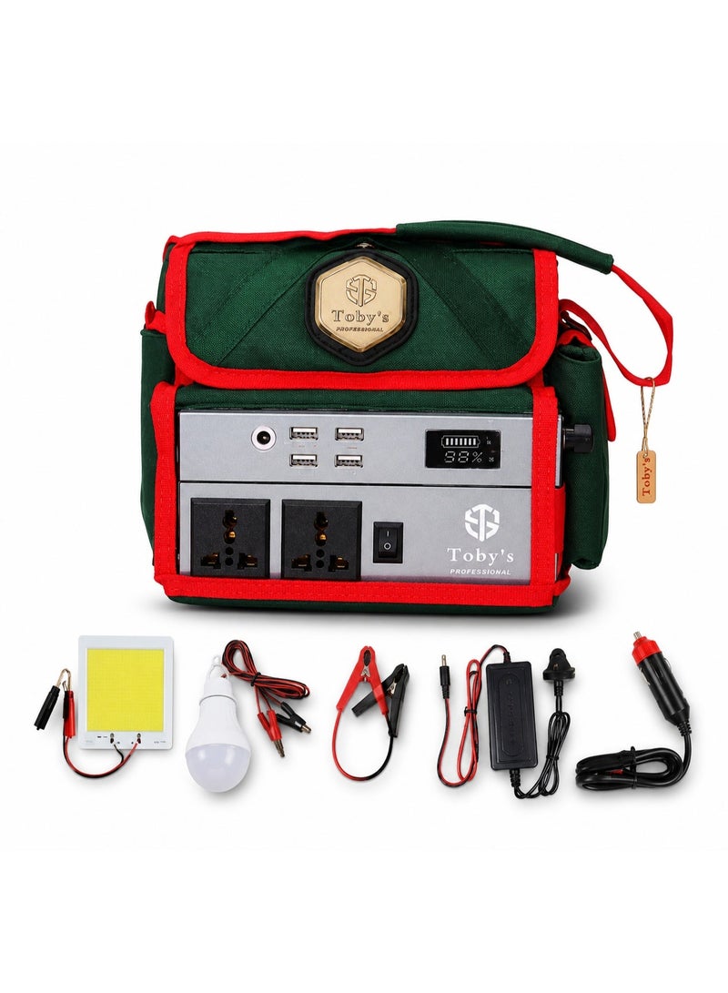 Toby's BTY 30A Battery 30000mAh Power, Rechargeable Battery With 300Watts Power Inverter Best For Camping - Image 1