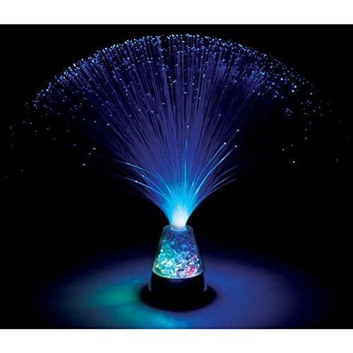 EA E&A Ice Fiber Optic Mood Novelty Lamps Lighting Glacier Lite with Color-Changing Crystals Base - Image 3