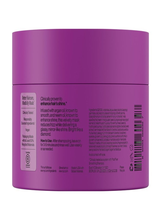 Eva NYC Anti-Frizz Hair Mask for Instant Shine - Argan Oil + Neem Oil - For High Gloss + Glassy Mirror-Like Shine - Nourishing Anti-Frizz Hair Product - Warm Vanilla Scent - 8.4 fl oz - Image 2