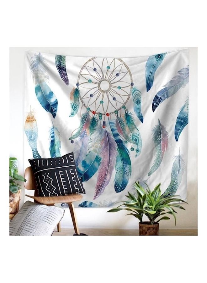 Wall Hanging Tapestries Beach Towel White/Blue/Green - Image 3