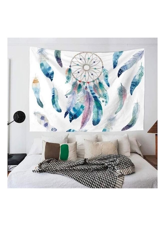 Wall Hanging Tapestries Beach Towel White/Blue/Green - Image 2