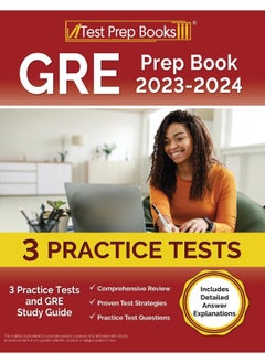 GRE Prep Book 2023-2024: 3 Practice Tests and GRE Study Guide [Includes Det  - Image 1