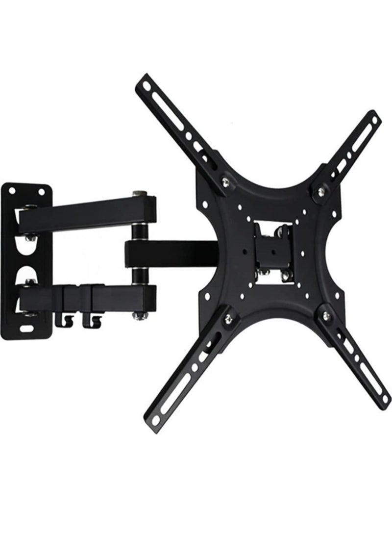 Tilt & Swivel TV Wall Mount - Heavy Duty Steel Bracket for 32-55" LED, LCD, Flat & Curved TVs, 70 lbs Capacity, VESA 400x400, RM-400 - Image 1