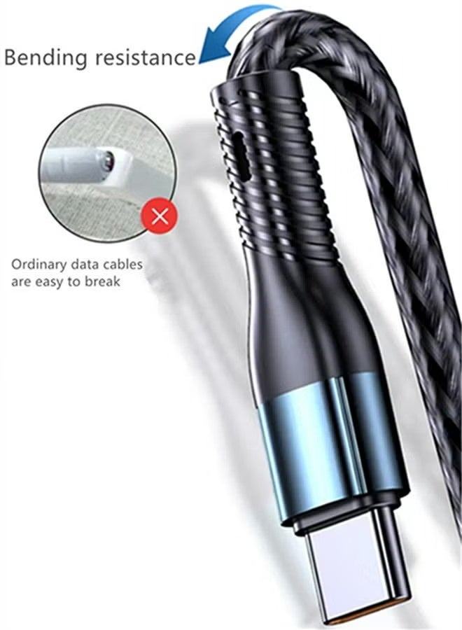 HAVEN 3-in-1 USB Fast Charging Cable - 120W Power Super Fast Charger Cords Universal Phone Charger, Multiple Charger Wire for Cellphone, Tablets and More - Image 4