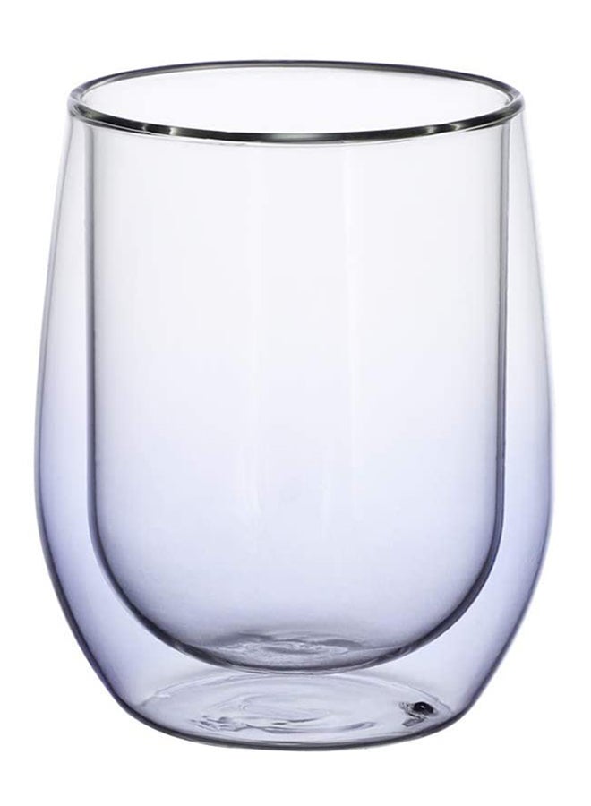 BLACKSTONE 2-Piece Double Wall Glass Tea Coffee Cups Set Color 300 ml - Image 2