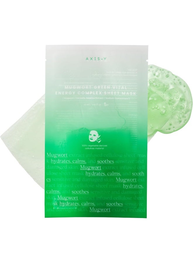 AXIS-Y Mugwort Green Vital Energy Complex Sheet Mask 27ml - Image 1