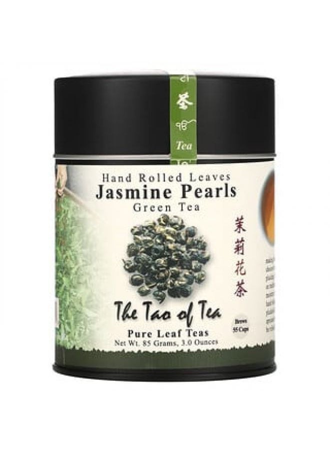 The Tao of Tea - The Tao of Tea, Handrolled Leaves Green Tea, Jasmine Pearls, 3 oz (85 g) - Image 1