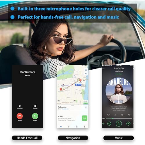 SONRU Bluetooth 5.3 Adapter Hi-Fi Equipment for Car Wireless Audio Receiver with 3.5mm AUX RCA Cable, Noise Cancellation, Dual AUX Outputs for Home Speakers Wired Headphones - Image 5