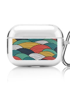 Stylizedd Classic Clear printed Case for Apple AirPods Pro 2nd Generation Thin Transparent Cover [Designed for Apple AirPods Pro 2nd Generation] - Woven Colors  - Image 1