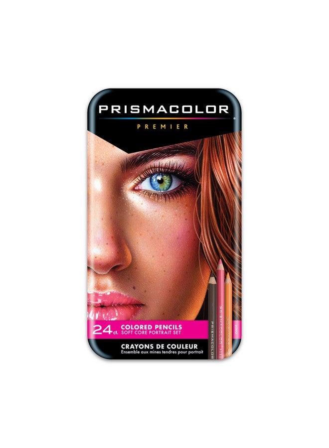Prismacolor Premier Colored Pencils, Portrait Set, Soft Core, Adult Coloring, 24 Pack - Image 1