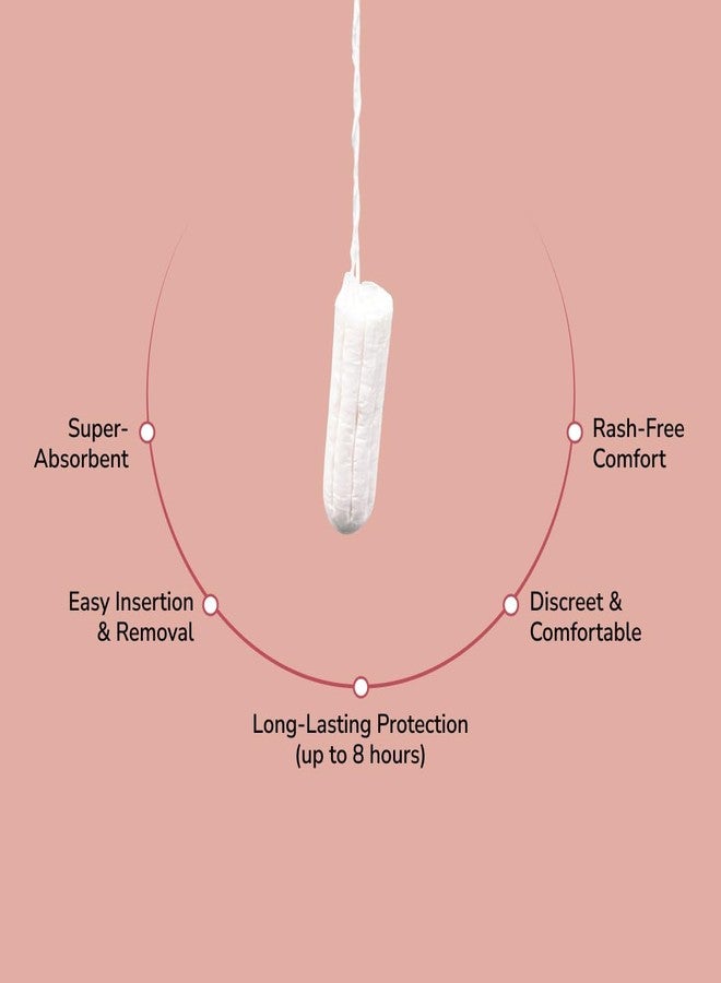 Beme Be Me Regular Flow Tampons - Pack of 20 | Stain-Free Periods | Rash-Free 8-Hour Leak Protection | Super-Absorbent & Comfortable Fit Tampons | FDA Approved | Dermatologically Tested - Image 2
