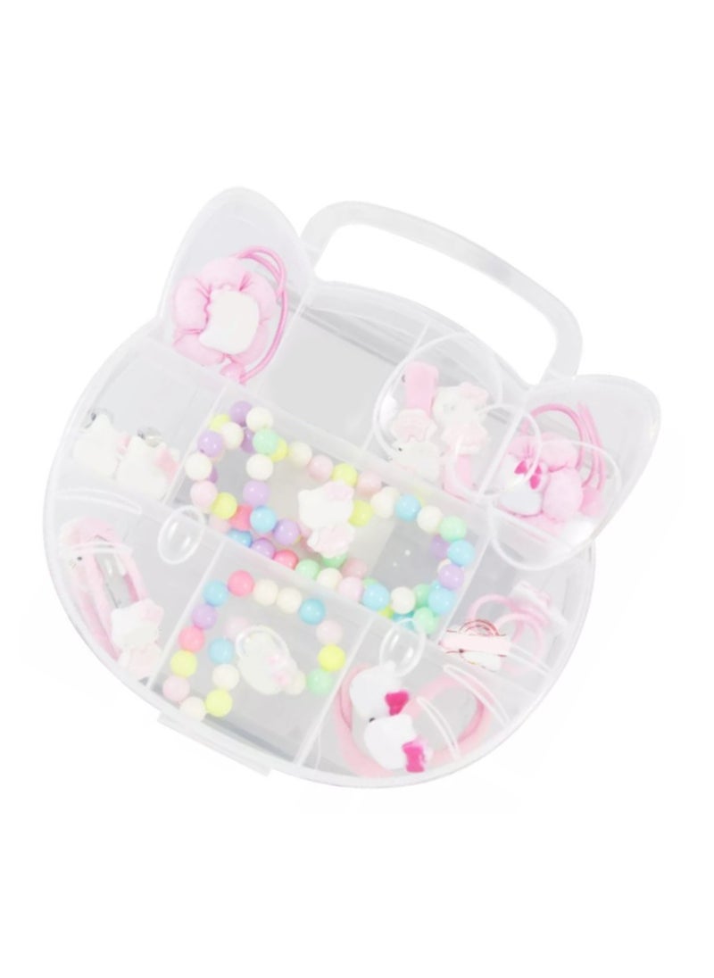 Velaurs Children'S Jewelry Set Cute Cat Shape Hair Accessories Necklace Bracelet  - Image 3