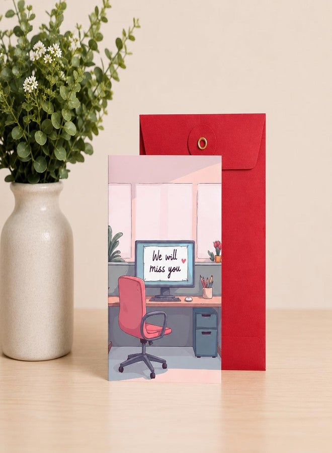 Northland We will Miss You Greeting Card for Farewell for Colleagues, Co-Workers, Corporate Employees, Office, Boss, School, Friends, College, Teacher, Mam, Seniors, Men, Women, Farewell Gift - Image 1