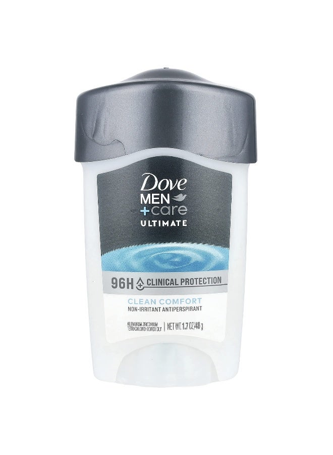 Dove, Men+Care Ultimate, Antiperspirant Deodorant, Clean Comfort, 1.7 oz (48 g) - Image 1
