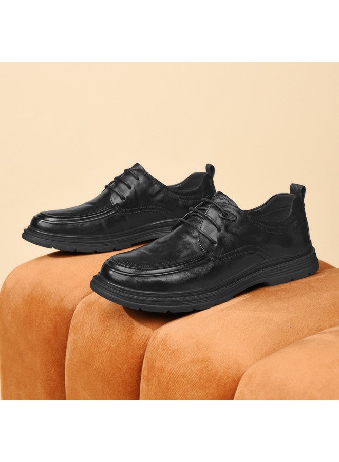 Septwolves Top Grain Leather】2025 Autumn Men's Business Casual Shoes, Comfortable Commuting Men's Leather Shoes - Image 4