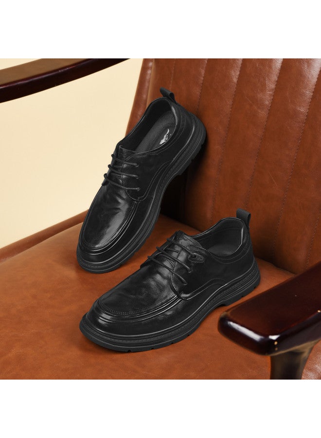 Septwolves Top Grain Leather】2025 Autumn Men's Business Casual Shoes, Comfortable Commuting Men's Leather Shoes - Image 2