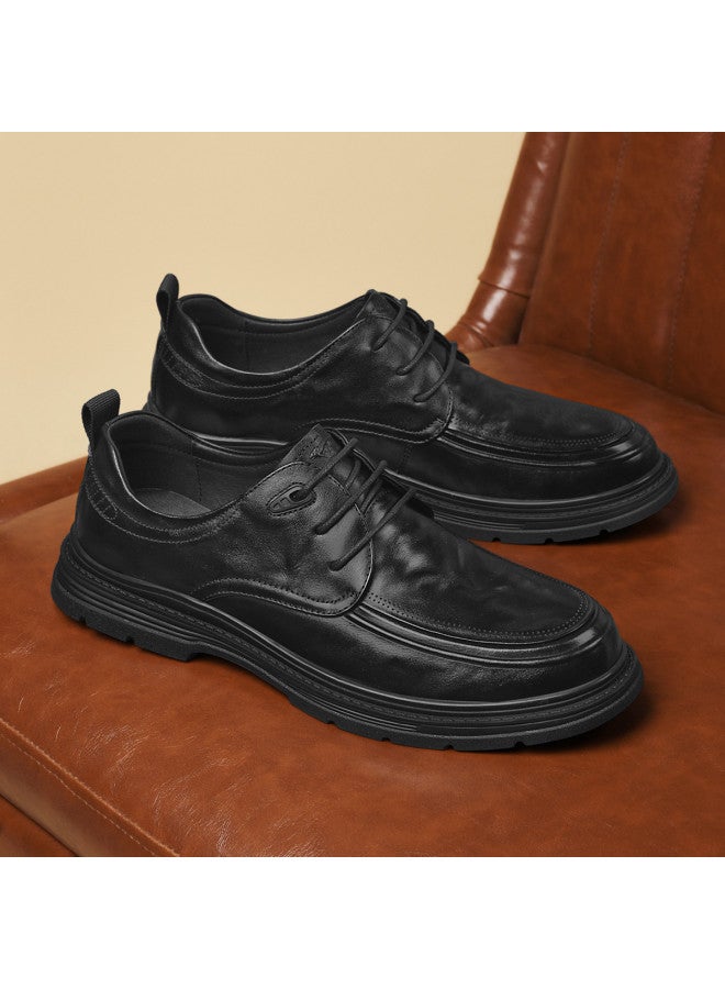 Septwolves Top Grain Leather】2025 Autumn Men's Business Casual Shoes, Comfortable Commuting Men's Leather Shoes - Image 5