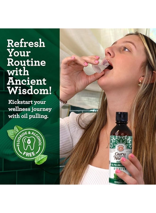 GuruNanda Oil Pulling Coconut Oil 8 fl. oz - Image 2