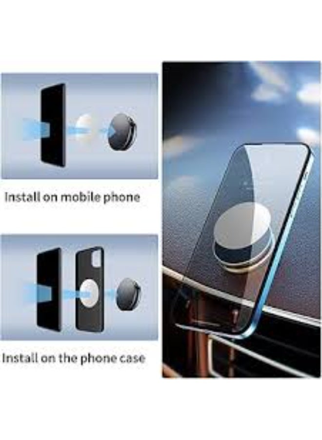 YESIDO Magnetic Car Phone Mount Holder - 360° Rotation, 6 Strong Magnets, Universal Fit for Air Vent & Dashboard - Image 3