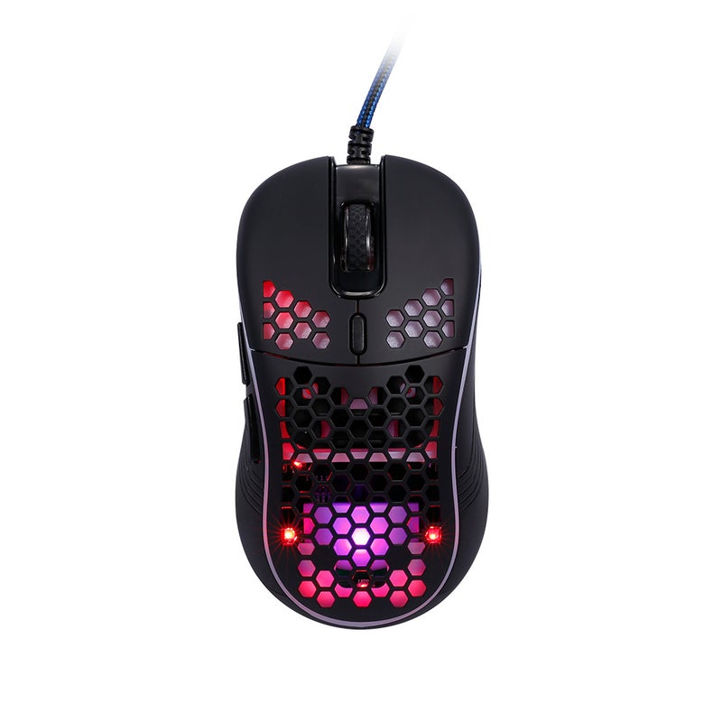 ماوس ألعاب سلكي بمنفذ USB موديل 991-LU أسود - Image 1