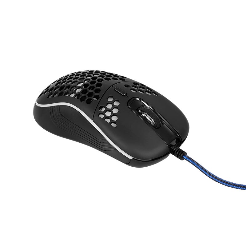 ماوس ألعاب سلكي بمنفذ USB موديل 991-LU أسود - Image 3