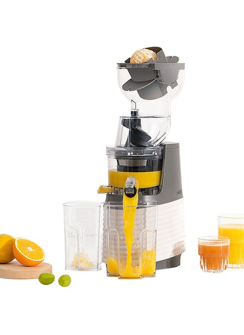 Slow Masticating Juicer, Slow juicer, Fruit/Vegetable Juicer, Cold Press Juicer with High Output 300W JE-32 White